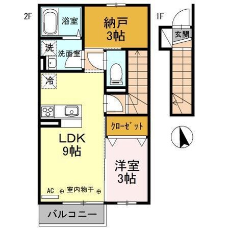 パークサイド向中野の物件間取画像